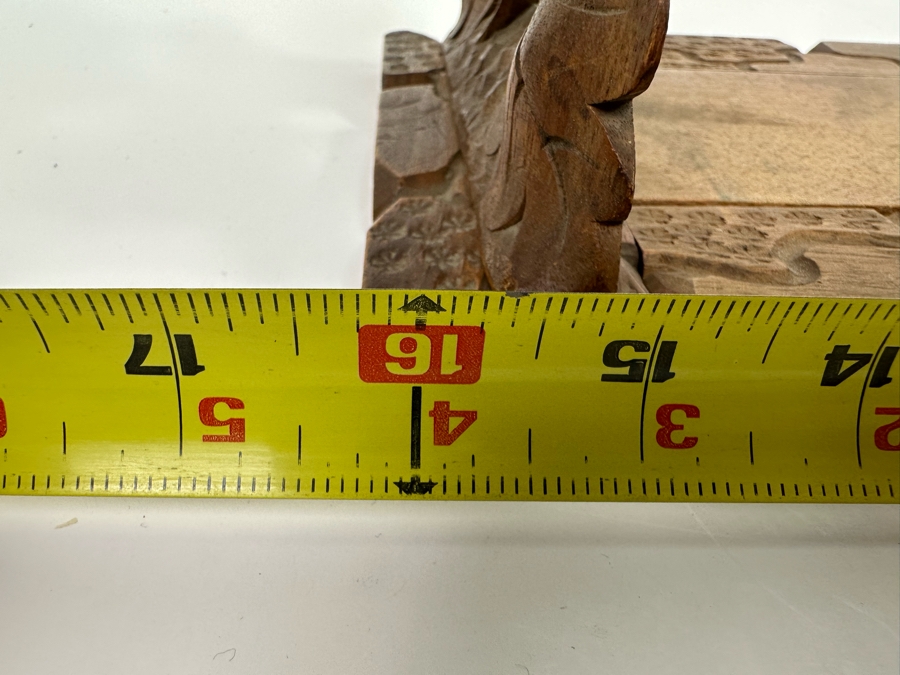 Victorian Hand Carved Wooden Adjustable Bookends 16W X 7D X 7.5H [Photo 12]