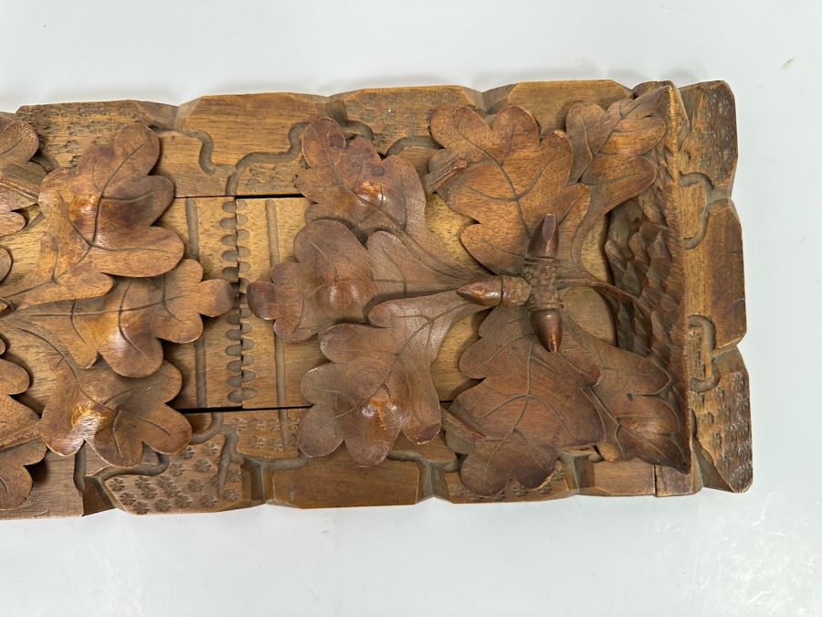 Victorian Hand Carved Wooden Adjustable Bookends 16W X 7D X 7.5H [Photo 8]