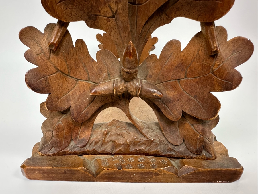 Victorian Hand Carved Wooden Adjustable Bookends 16W X 7D X 7.5H [Photo 10]