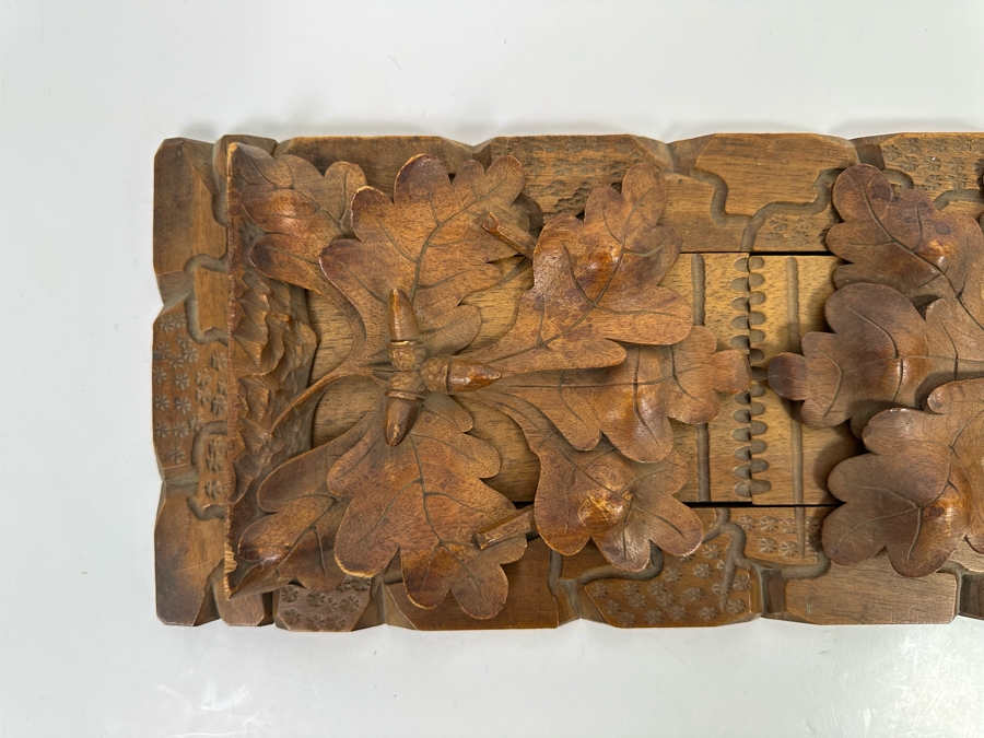 Victorian Hand Carved Wooden Adjustable Bookends 16W X 7D X 7.5H [Photo 7]