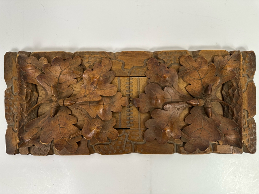 Victorian Hand Carved Wooden Adjustable Bookends 16W X 7D X 7.5H [Photo 6]