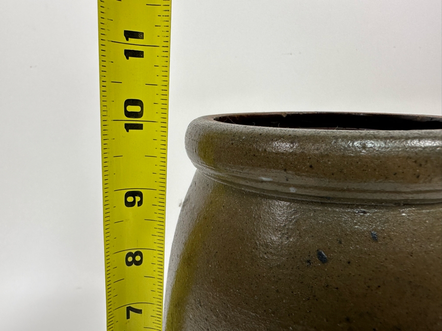 Antique Stoneware Crock Pot From Pennsylvania 6W X 10H [Photo 10]