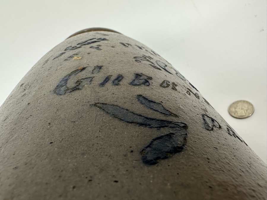 Antique Stoneware Crock Pot From Pennsylvania 6W X 10H [Photo 8]