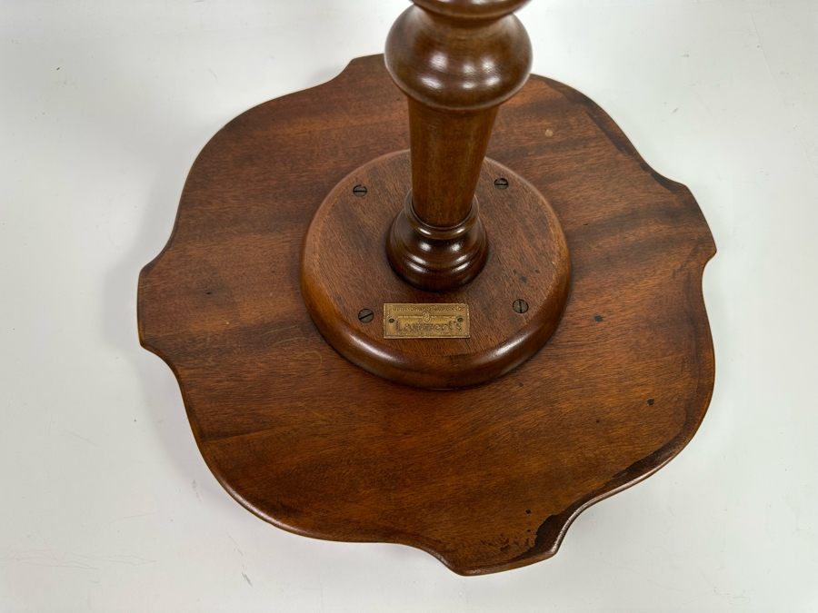 Vintage Tripod Tea Side Table By Lammert's 15W X 23H [Photo 7]