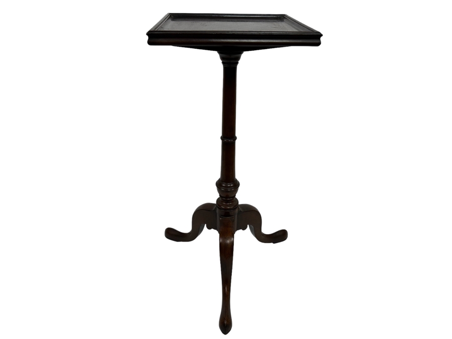 Vintage Mahagony Tripod Side Table 16W X 25H [Photo 1]