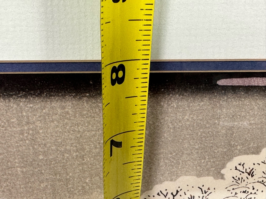 Hiroshige Ando Woodblock Print 12.5 X 8 Framed 21 X 17.5 [Photo 10]