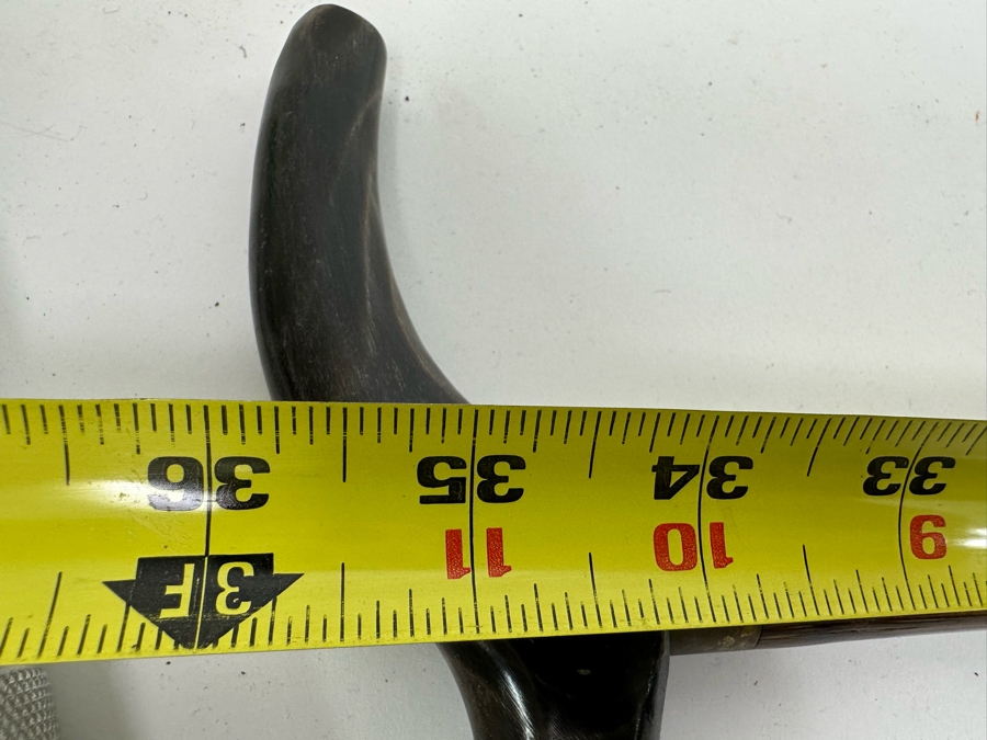 Vintage Horn Handle Bamboo Cane 36L [Photo 7]