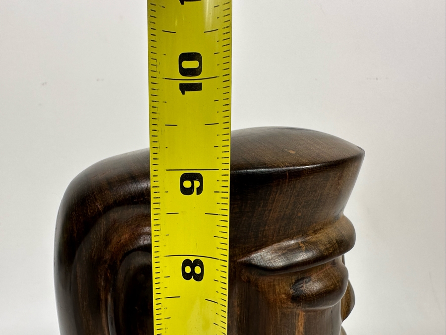Carved Ironwood Bust Sculpture 4W X 5.5D X 9H [Photo 12]