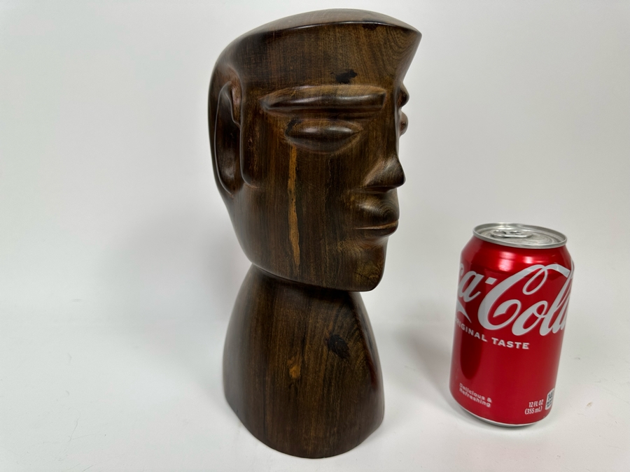 Carved Ironwood Bust Sculpture 4W X 5.5D X 9H [Photo 4]