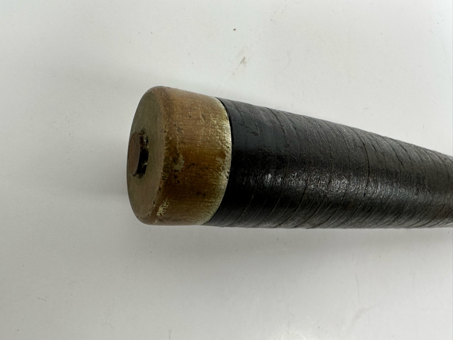 Vintage Leather Wrapped Cane 34L [Photo 5]