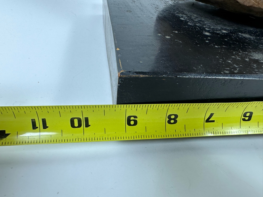 Large Ethnic Carved Wooden Statue Of Man With Bird On His Head 9W X 9D X 38H [Photo 14]