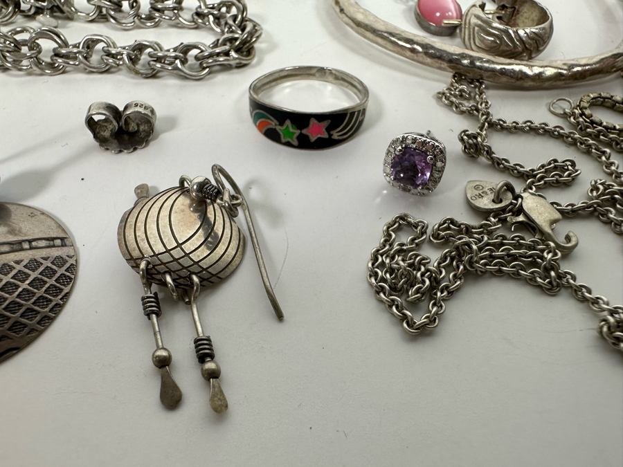 Sterling Silver Jewelry Lot 80.9g [Photo 7]