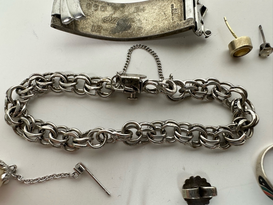 Sterling Silver Jewelry Lot 80.9g [Photo 5]