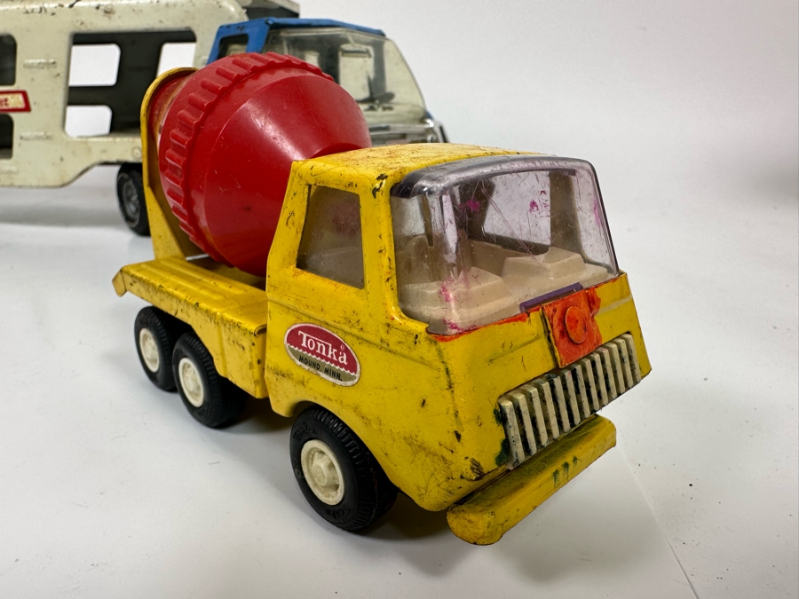 Collection Of Eight Vintage Seventies Metal Tonka Trucks / Cars [Photo 23]