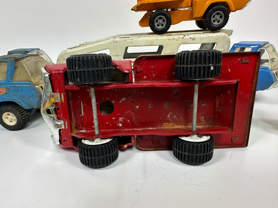Collection Of Eight Vintage Seventies Metal Tonka Trucks / Cars [Photo 18]