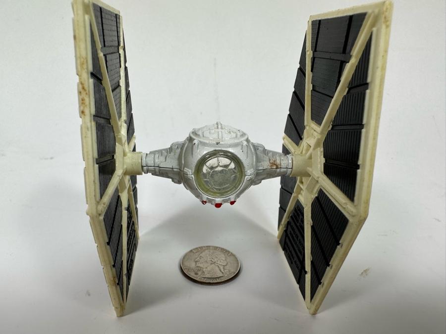 Original 1978 Kenner Productions Star Wars T‪ie Fighter Missing Back Plastic Window Made In Hong Kong [Photo 6]