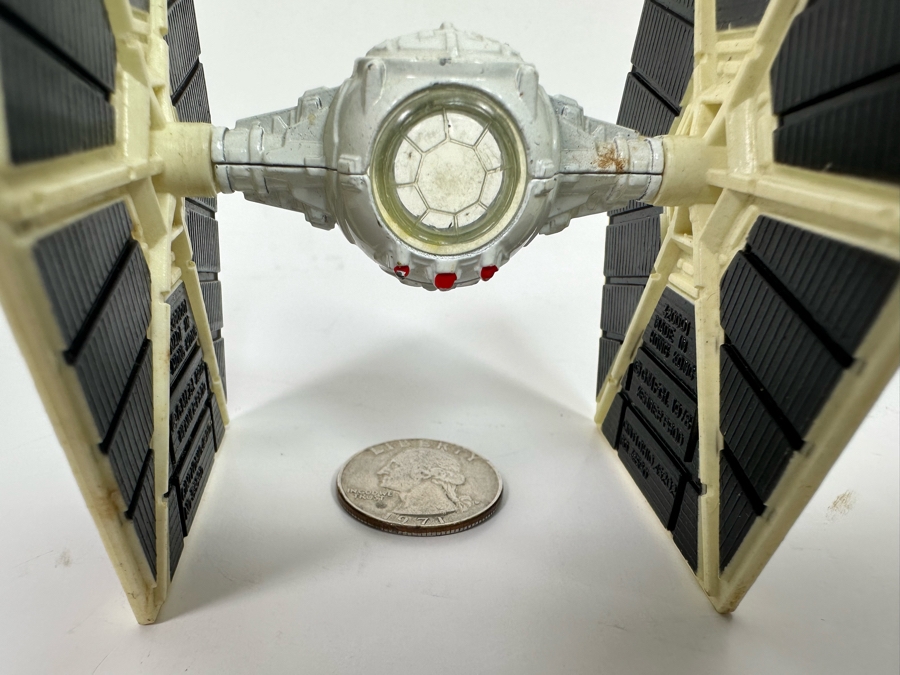Original 1978 Kenner Productions Star Wars T‪ie Fighter Missing Back Plastic Window Made In Hong Kong [Photo 5]