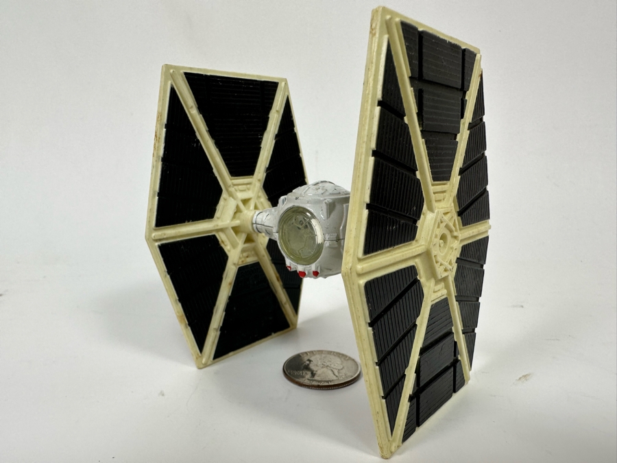 Original 1978 Kenner Productions Star Wars T‪ie Fighter Missing Back Plastic Window Made In Hong Kong [Photo 7]