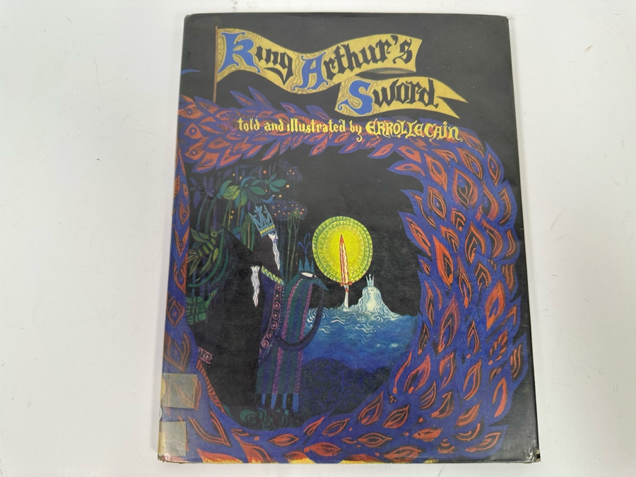 1968 First Edition Hardcover Book King Arthur's Sword By Errol Le Cain Former Library Book [Photo 2]