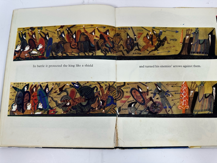 1968 First Edition Hardcover Book King Arthur's Sword By Errol Le Cain Former Library Book [Photo 11]