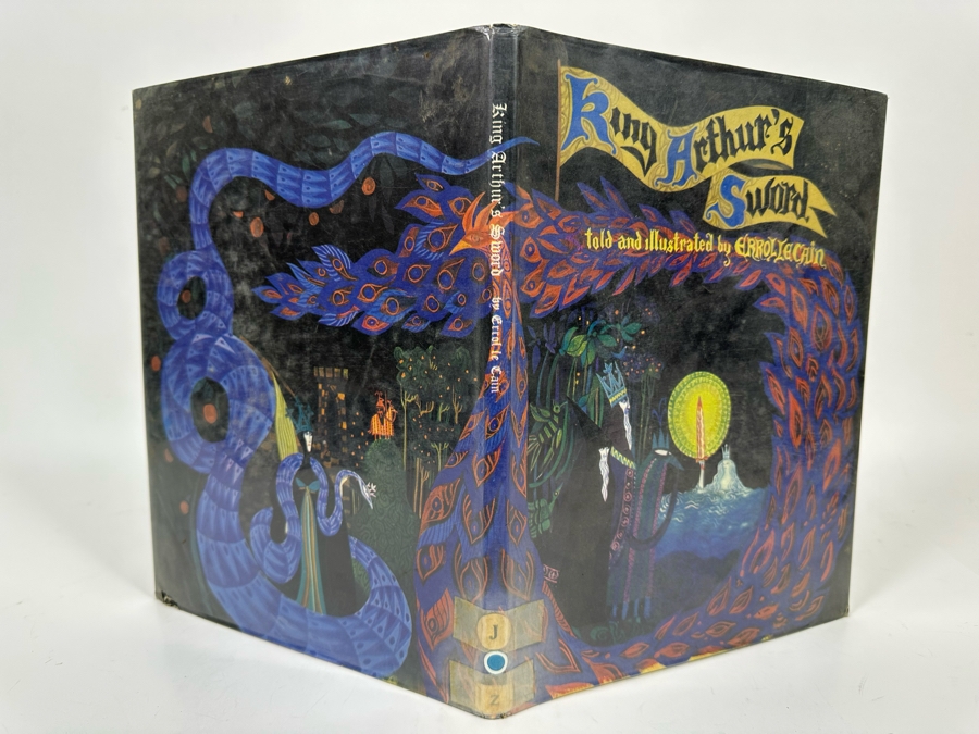 1968 First Edition Hardcover Book King Arthur's Sword By Errol Le Cain Former Library Book [Photo 3]