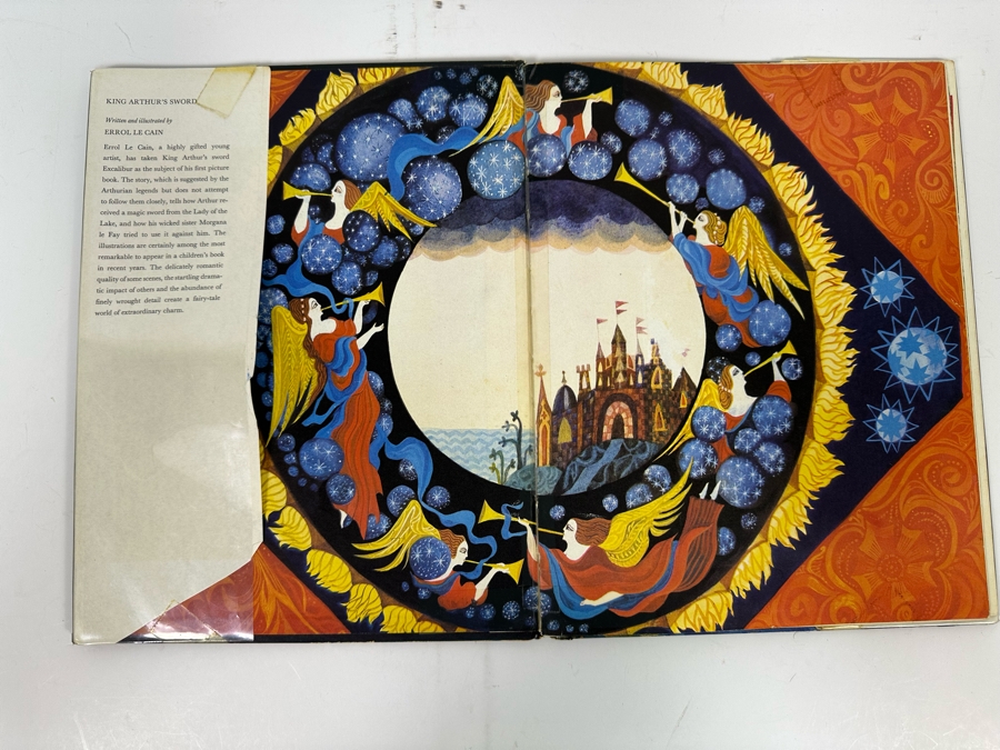 1968 First Edition Hardcover Book King Arthur's Sword By Errol Le Cain Former Library Book [Photo 4]
