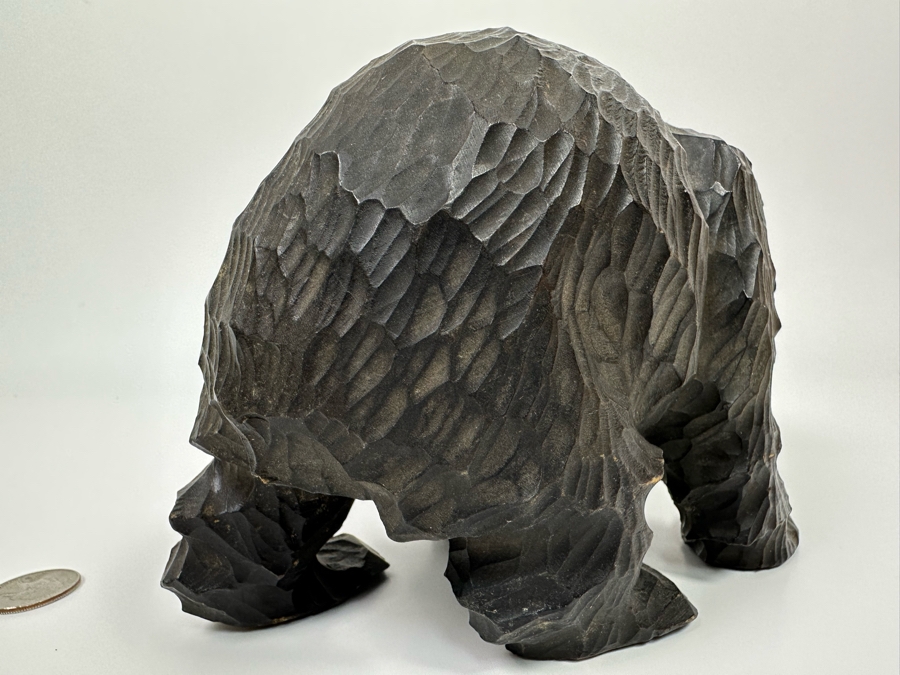 Carved Wooden Bear Sculpture 8W X 4D X 5H [Photo 8]