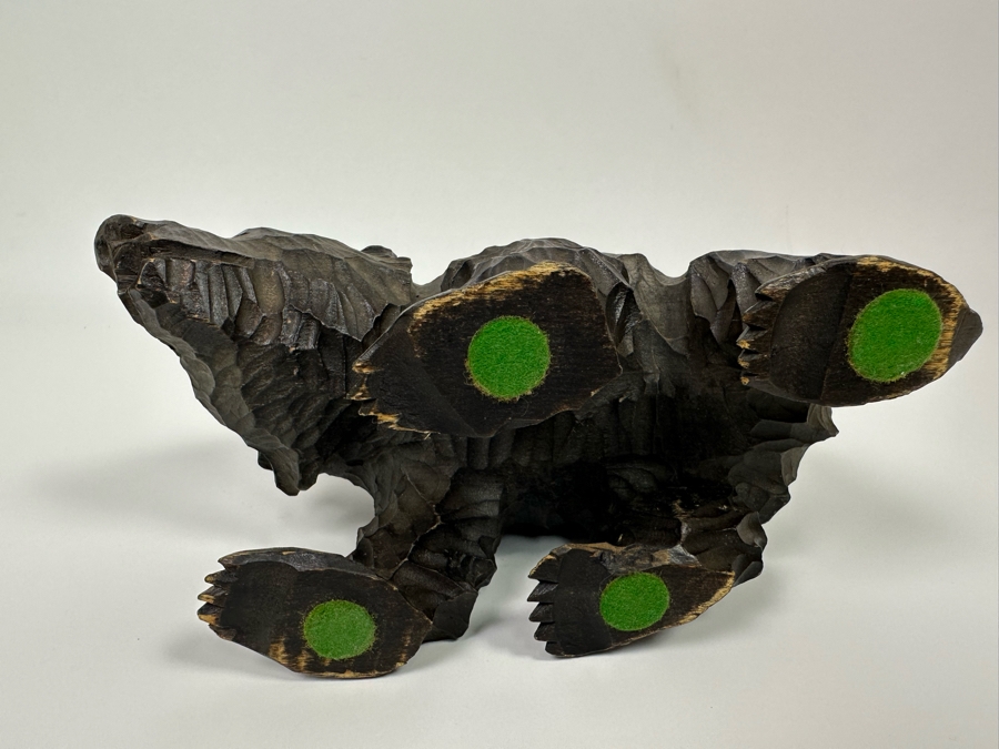 Carved Wooden Bear Sculpture 8W X 4D X 5H [Photo 9]