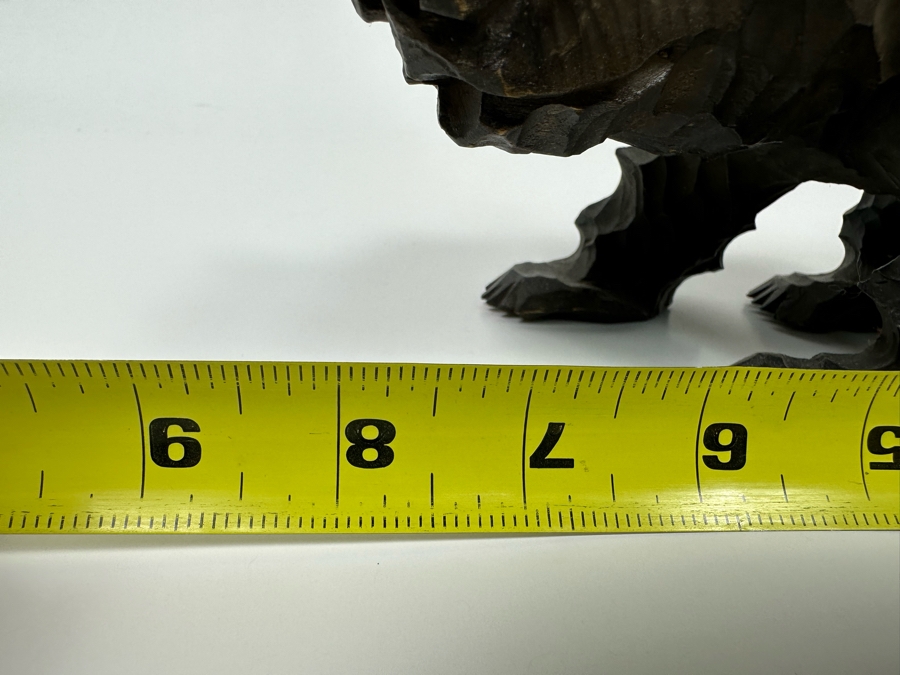 Carved Wooden Bear Sculpture 8W X 4D X 5H [Photo 10]