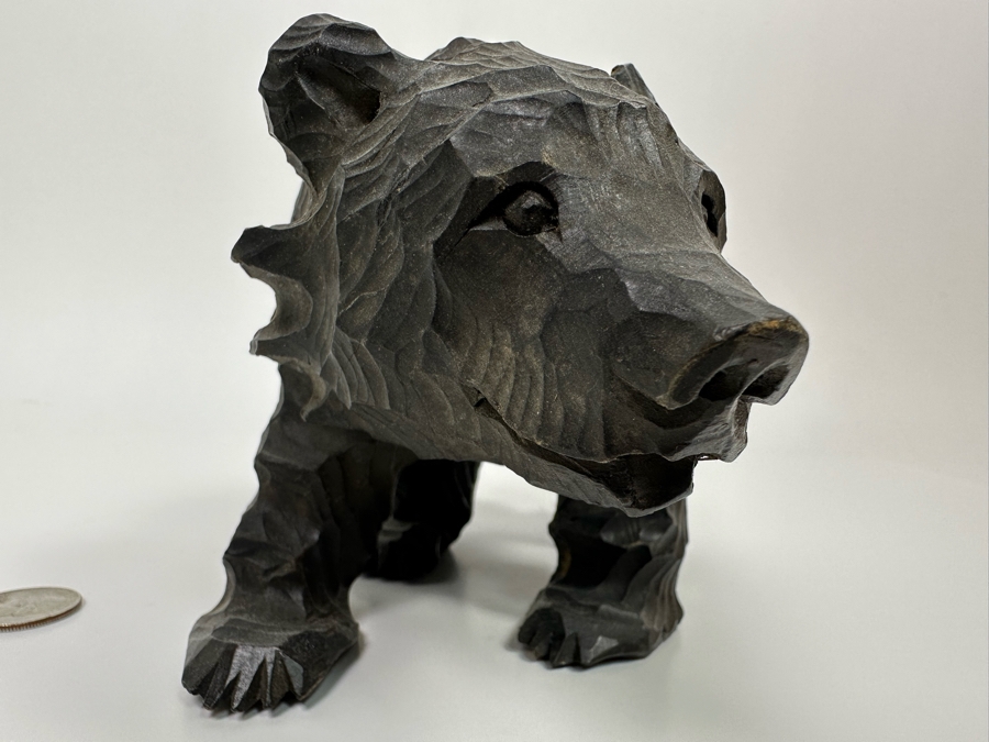 Carved Wooden Bear Sculpture 8W X 4D X 5H [Photo 6]