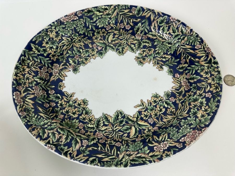 Vintage Signed Chinese Export Soup Tureen With Underplate 13W X 8D X 11H [Photo 11]