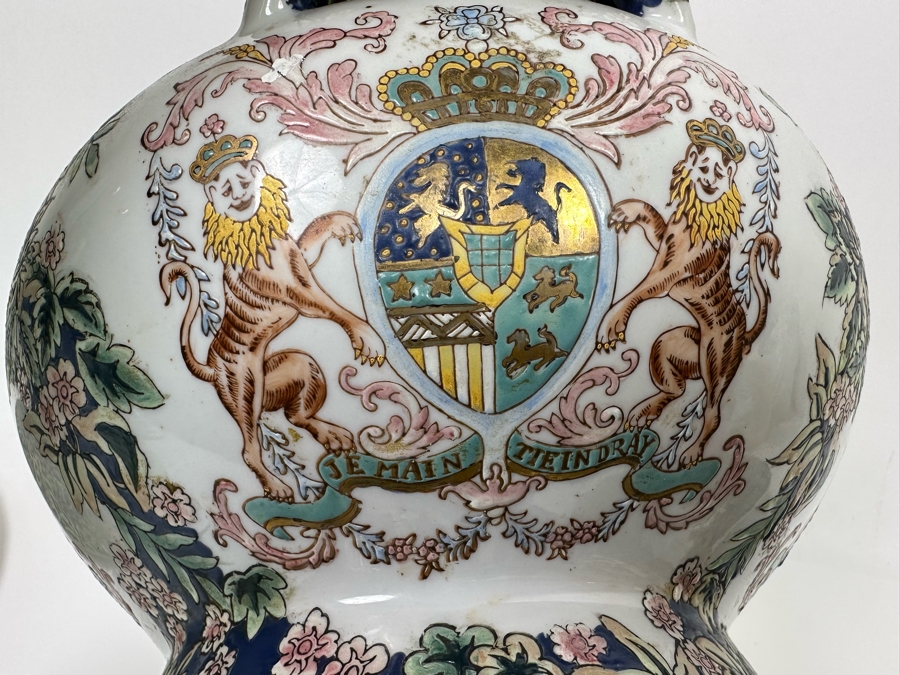 Vintage Signed Chinese Export Soup Tureen With Underplate 13W X 8D X 11H [Photo 20]