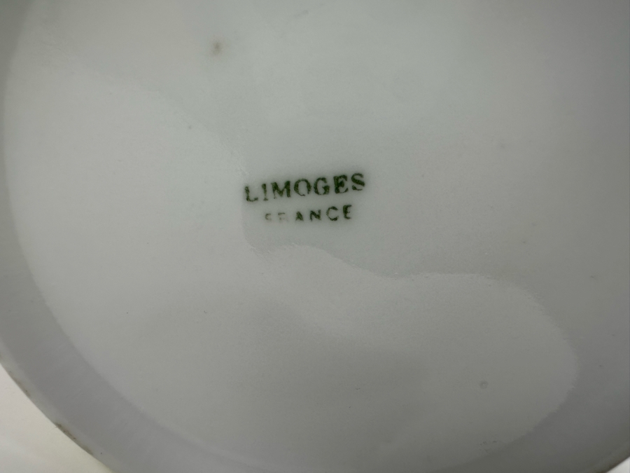 Hand Painted Limoges France Porcelain Condensed Milk Jar 5.5W X 5.5H [Photo 10]