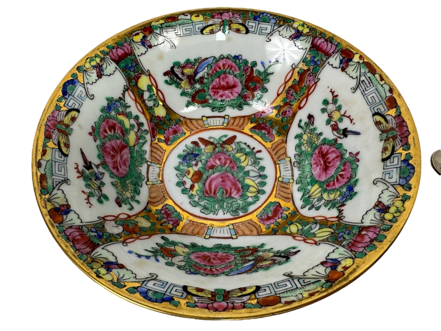 Vintage Signed Chinese Porcelain Bowl 7W X 2H [Photo 1]
