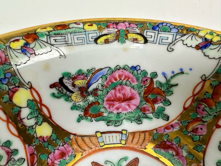 Vintage Signed Chinese Porcelain Bowl 7W X 2H [Photo 6]