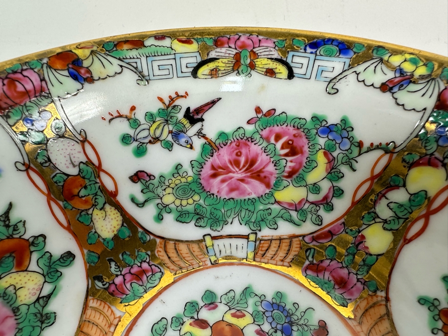 Vintage Signed Chinese Porcelain Bowl 7W X 2H [Photo 7]