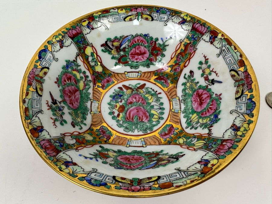 Vintage Signed Chinese Porcelain Bowl 7W X 2H [Photo 2]