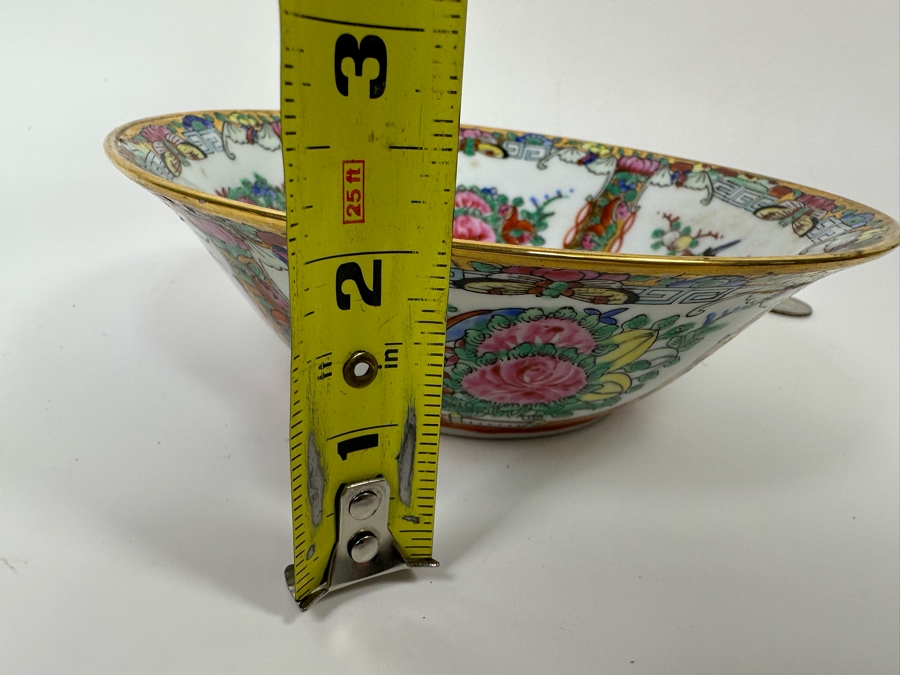 Vintage Signed Chinese Porcelain Bowl 7W X 2H [Photo 12]