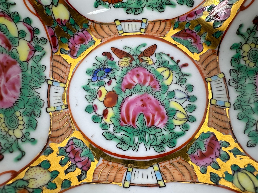 Vintage Signed Chinese Porcelain Bowl 7W X 2H [Photo 5]