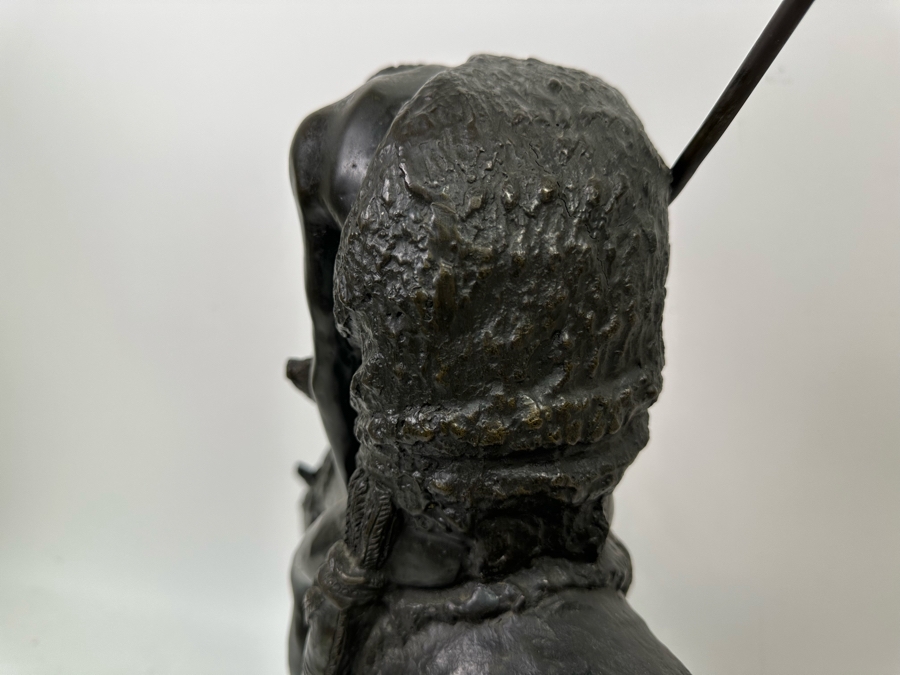 James Earl Frase Bronze Sculpture 'End Of The Trail' 17W X 6D X 20H [Photo 19]