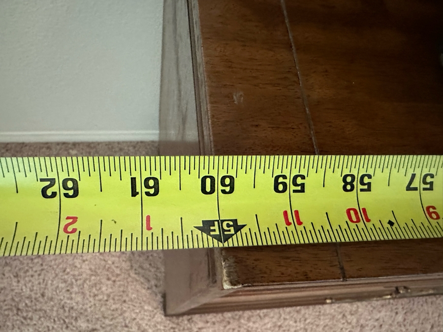 Mid-Century Chinoiserie Chest Of Drawers Dresser 60W X 20D X 31H With Matching Pair Of Nightstands 23W X 16D X 22H By Basset Furniture [Photo 12]