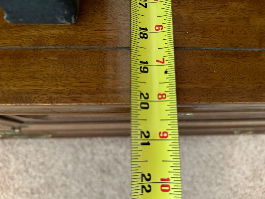 Mid-Century Chinoiserie Chest Of Drawers Dresser 60W X 20D X 31H With Matching Pair Of Nightstands 23W X 16D X 22H By Basset Furniture [Photo 13]