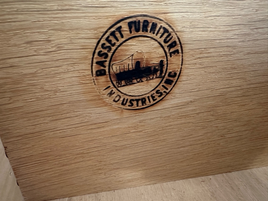 Mid-Century Chinoiserie Chest Of Drawers Highboy Dresser 40W X 20D X 47H By Basset Furniture [Photo 7]