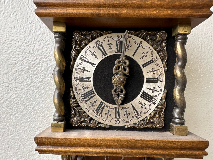 Dutch Wuba Warmink Holland Zaanse Zaandam Wall Pendulum Clock Working [Photo 4]