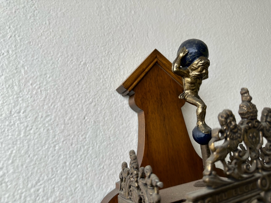 Dutch Wuba Warmink Holland Zaanse Zaandam Wall Pendulum Clock Working [Photo 7]