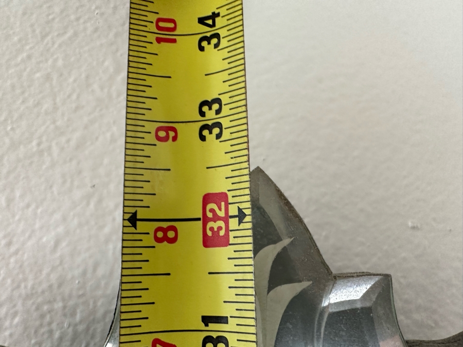 Vintage Venetian Etched Glass Wall Mirror 19.5 X 32.5 [Photo 11]