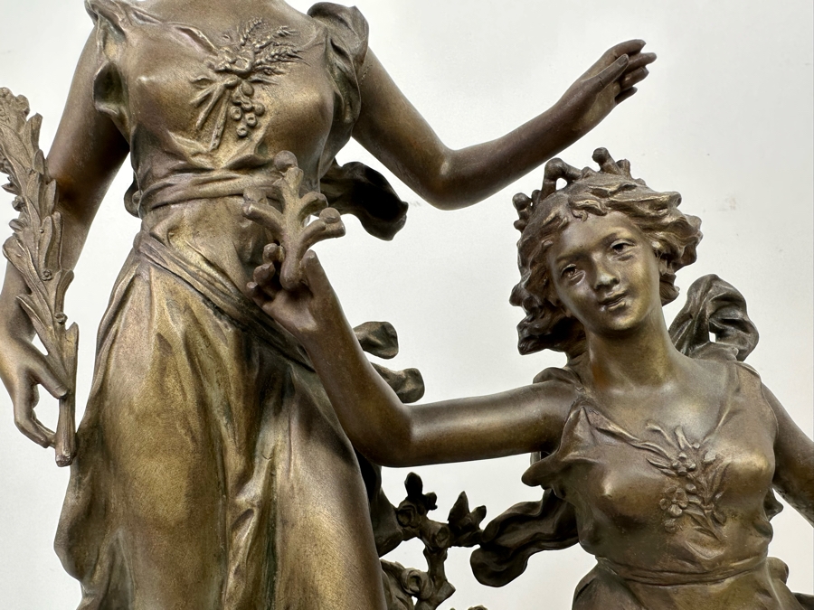 Louis Ernest Rancoulet (1842-1915) Bronze Sculpture Made In Paris France [Photo 11]