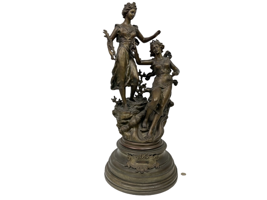 Louis Ernest Rancoulet (1842-1915) Bronze Sculpture Made In Paris France