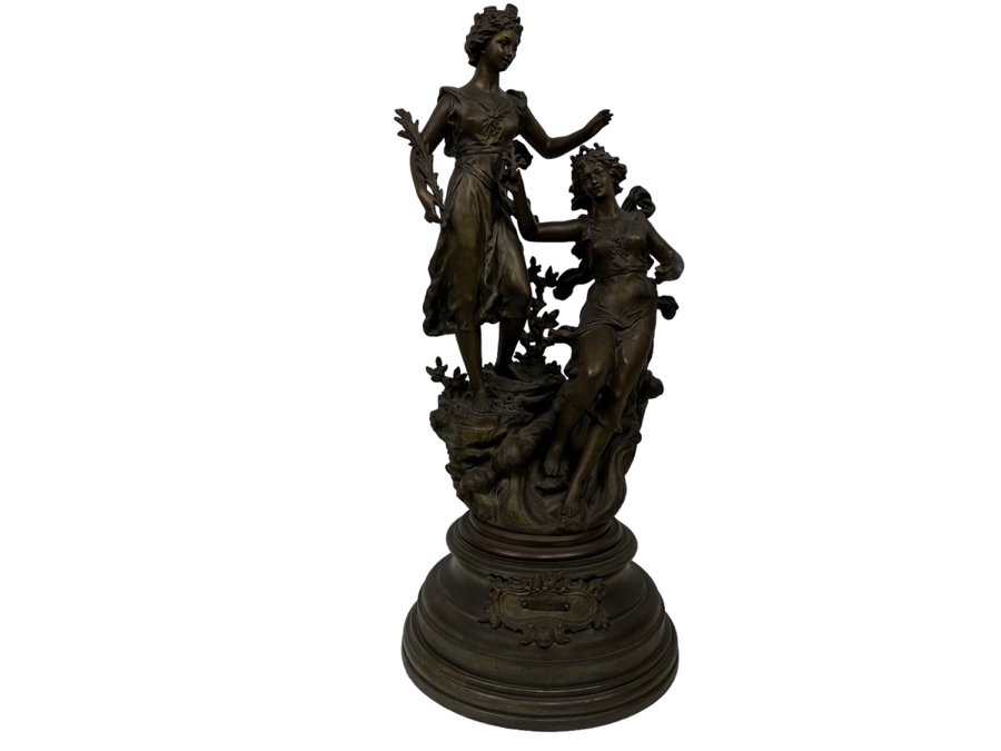 Louis Ernest Rancoulet (1842-1915) Bronze Sculpture Made In Paris France [Photo 6]