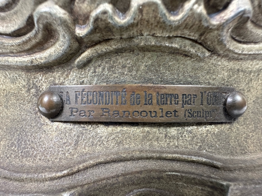 Louis Ernest Rancoulet (1842-1915) Bronze Sculpture Made In Paris France [Photo 7]